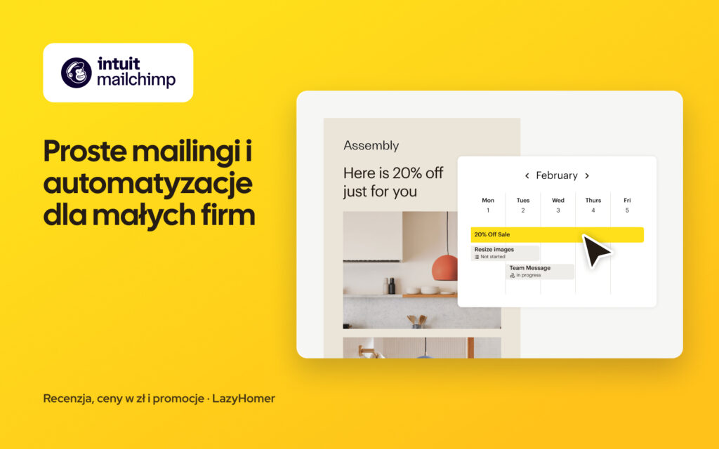 Mailchimp – zrzut ekranu